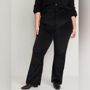 NWT Old Navy Flare Velvet pants